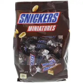 Action Snickers mini's aanbieding