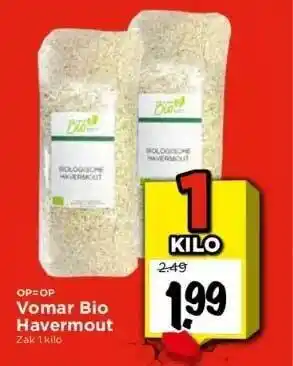 Vomar Voordeelmarkt Vomar bio havermout aanbieding