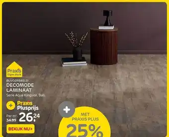 Praxis Decomode laminaat bali aanbieding