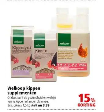 Welkoop Welkoop Kippen supplementen 1.5kg aanbieding