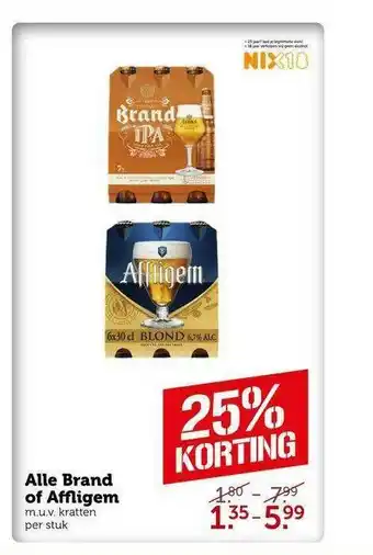 CoopCompact Alle Brand Of Affligem 25% Korting aanbieding