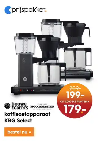 Blokker koffiezetapparaat KBG Select aanbieding