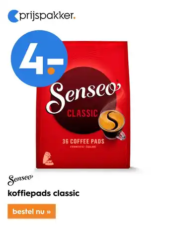 Blokker Senseo koffiepads classic aanbieding