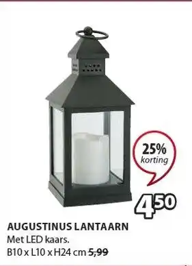 Jysk Augustinus lantaarn aanbieding