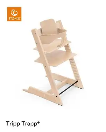 Baby & Tiener Stokke ® kinderstoel tripp trapp® natural + gratis baby set™ aanbieding