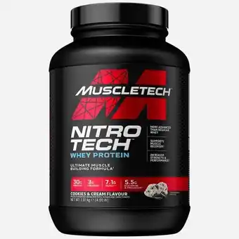 Body & Fit Muscletech nitro-tech whey protein aanbieding