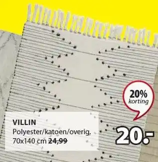 Jysk Villin aanbieding