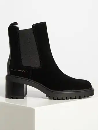 Dress For Less Tommy hilfiger chelsea boots in zwart voor dames aanbieding