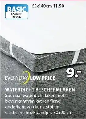 Jysk Waterdicht beschermlaken aanbieding