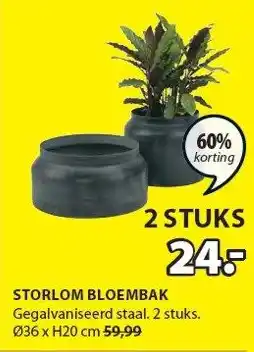 Jysk Storlom bloembak aanbieding