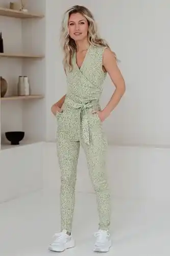 Le Ballon Label of elements jumpsuit groen hillary aanbieding