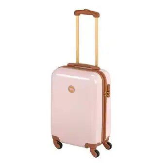 Travelbags Princess traveller trendy dots small pink harde koffer aanbieding