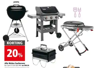 Welkoop Alle Weber barbecues aanbieding