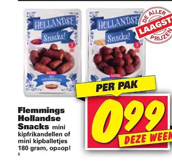 Nettorama Flemmings Hollandse Ise Snacks aanbieding