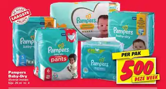 Nettorama Pampers Baby-Dry aanbieding