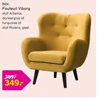 Leen Bakker Fauteuil Viborg aanbieding