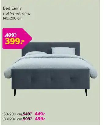 Leen Bakker Bed emily 140x200cm aanbieding