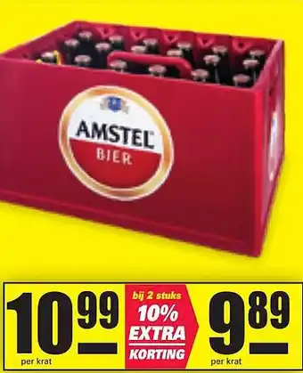 Nettorama Krat Amstel aanbieding