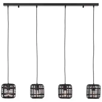 Praxis Brilliant hanglamp crosstown zwart 4xe27 aanbieding