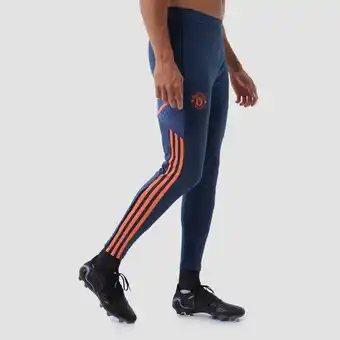 Perry Sport Adidas adidas machester united condivo 22 trainingsbroek 22/23 blauw/oranje heren aanbieding