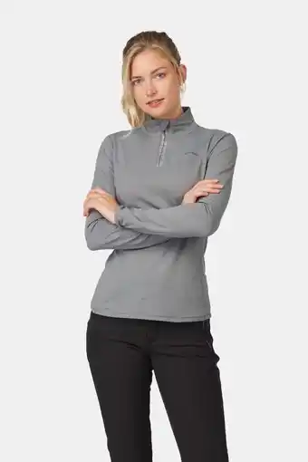 Bever Protest fabriz 1/4 zip skipully dames grijs aanbieding