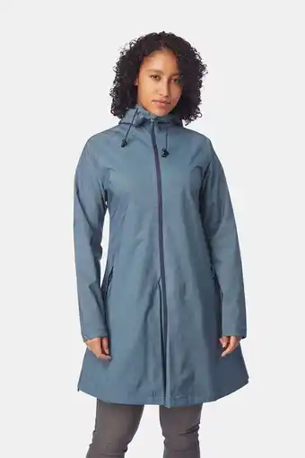 Bever Agu seq rain jacket u.o. women blauw aanbieding