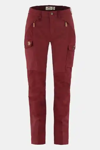 Bever Fjällräven nikka curved broek dames rood aanbieding