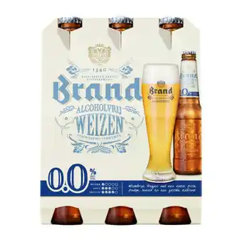 Coop Brand weizen 0.0 bier fles 6 x 30 cl aanbieding