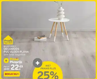 Praxis Decomode pvc vloer plank elegant oak aanbieding