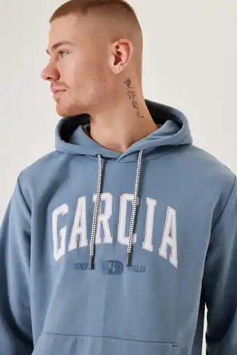 Jeans Centre Garcia hoodie lichtblauw aanbieding