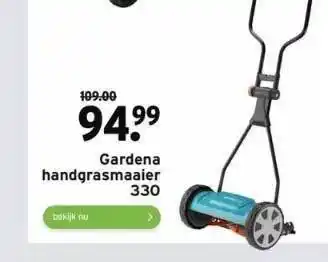 GAMMA Gardena handgrasmaaier 330 aanbieding