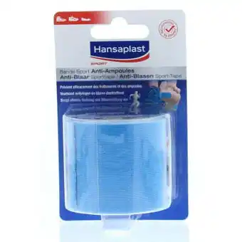 Vitamins Hansaplast sport tape anti blaar 1 stuks aanbieding