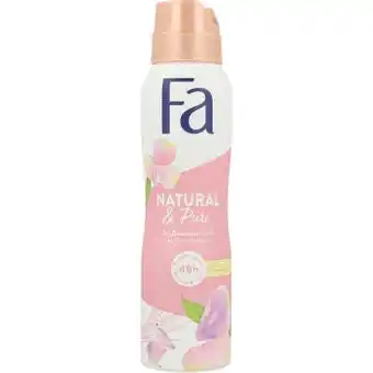 Vitamins Fa deodorant spray natural & pure rose blossom 150 vloeistof aanbieding