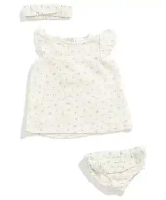 terStal Baby set: jurk met broekje en hoofdband wit in maat aanbieding