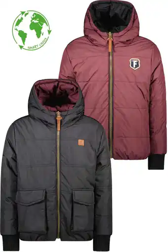 Kixx Online Like flo jongens reversible winterjas f207-6210/19 aanbieding