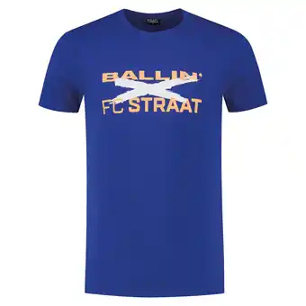 Plutosport Ballin x fc straat logo t-shirt heren aanbieding