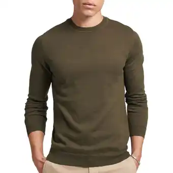 Plutosport Superdry vintage henley trui heren aanbieding