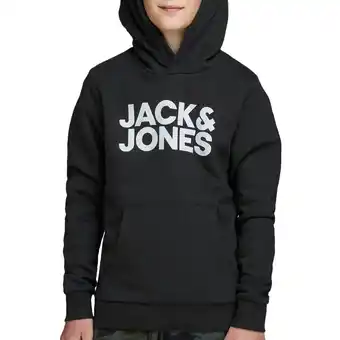 Plutosport Jack & jones essentials corp logo sweat hoodie junior aanbieding