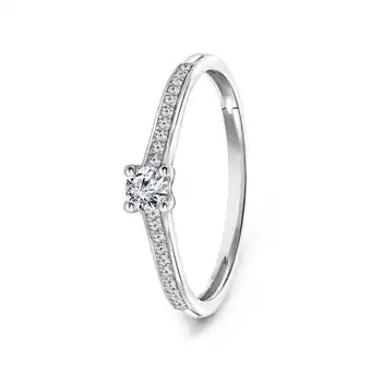 Siebel Juweliers Witgouden diamant ring 41854r027 aanbieding