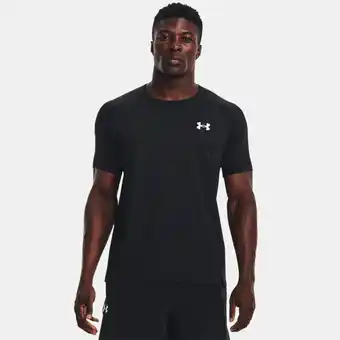 Under Armour Herenshirt under armour armourprint met korte mouwen zwart / halo grijs l aanbieding