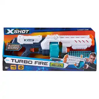 Top1Toys Zuru x-shot turbo fire blaster met 48 darts aanbieding