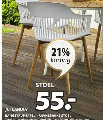 Jysk Jutlandia Ravnebakke Stoel aanbieding