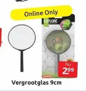 Boekenvoordeel Vergrootglas 9cm aanbieding