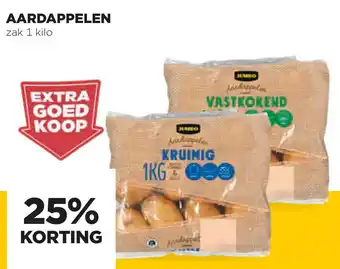 Jumbo Aardappelen 1kg - 25% korting aanbieding