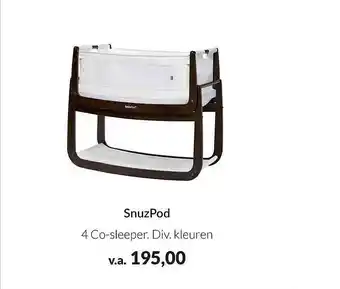 Babypark Snuzpod 4 co-sleeper aanbieding