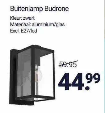 Inter Chalet Buitenlamp budrone aanbieding