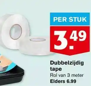 Hoogvliet Dubbelzijdig tape aanbieding