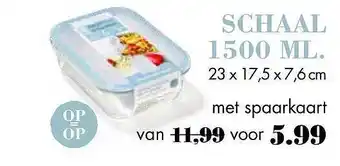 Boon`s Markt Schaaal 1500 ml aanbieding