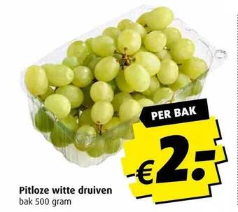 Boni Pitloze witte druiven aanbieding