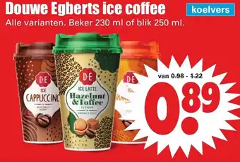 Dirk Douwe Egberts Ice coffee 230/250ml aanbieding